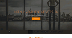 Desktop Screenshot of investwithkeen.com